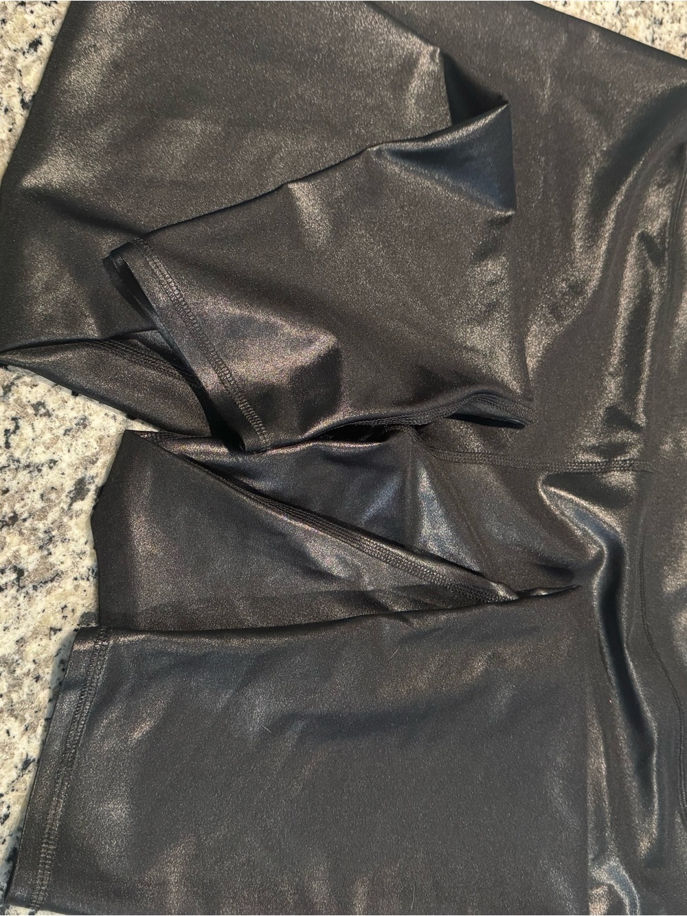 Maurices Shiny Black Faux Leather Skirt